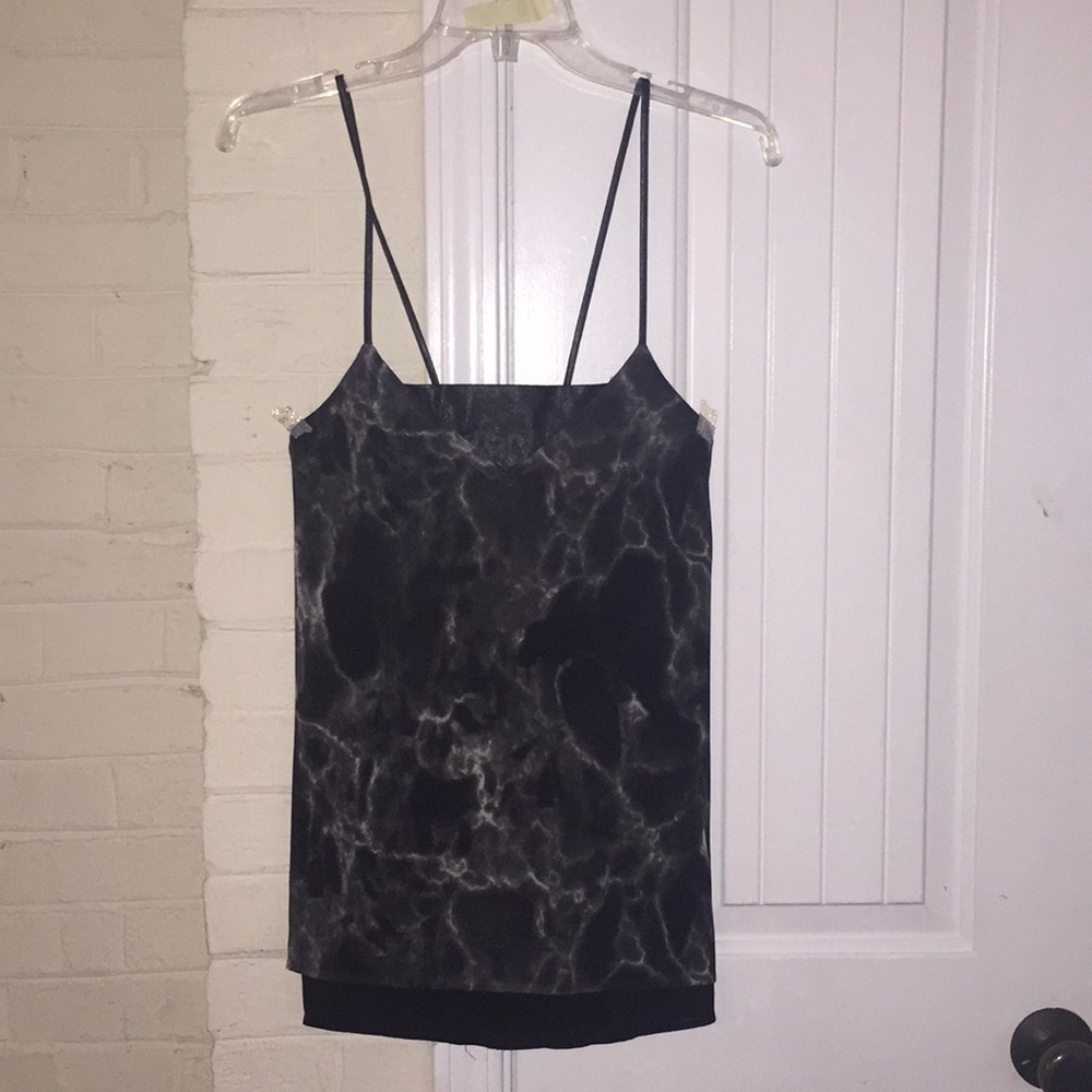 H&M top marble print